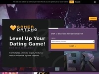 UK Gamer-Dating Homepage Image